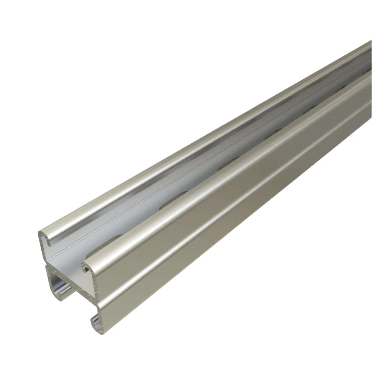 Stainless Steel 1 5/8" x 7/8" Back to Back Slotted Strut