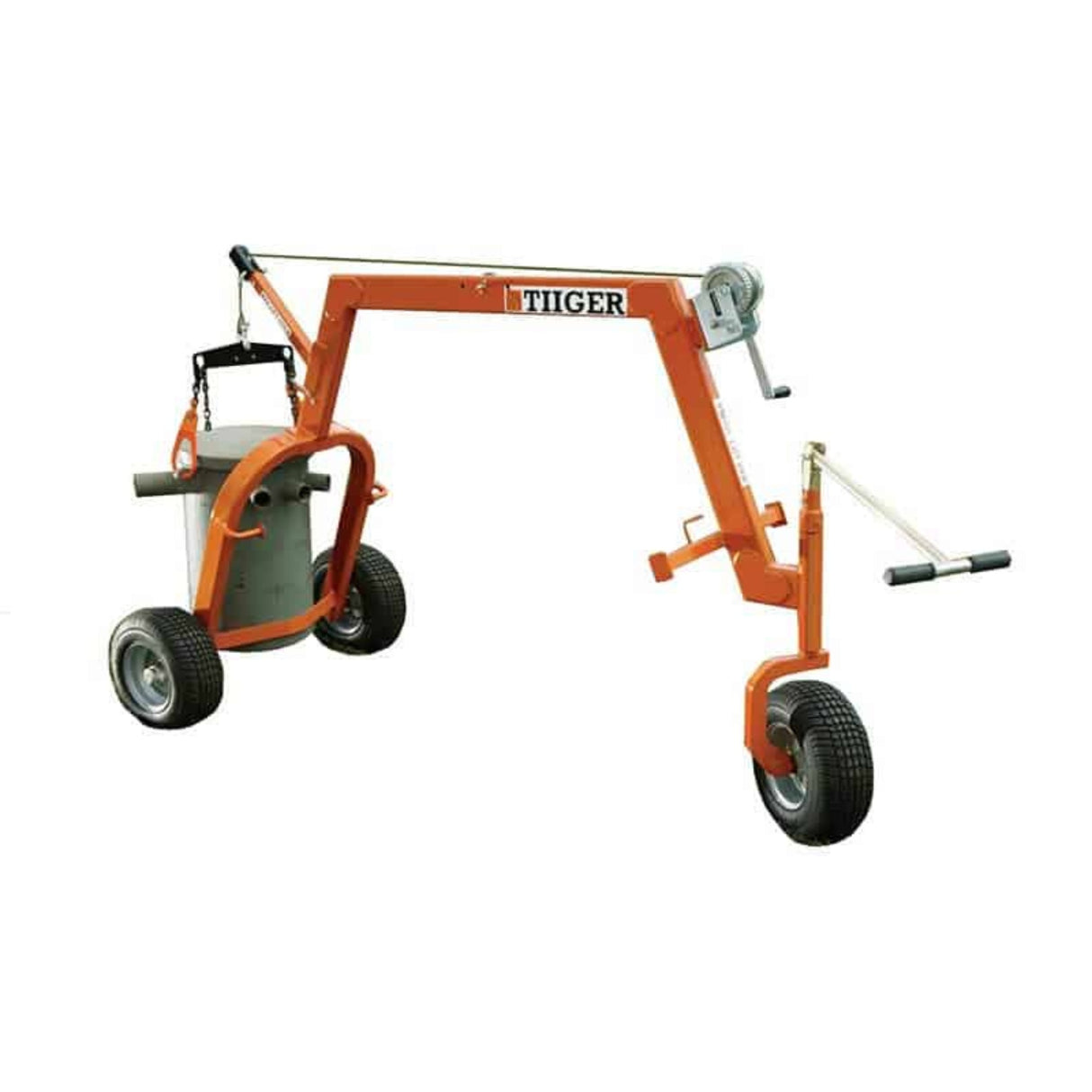 Utility Transformer Dolly with Winch