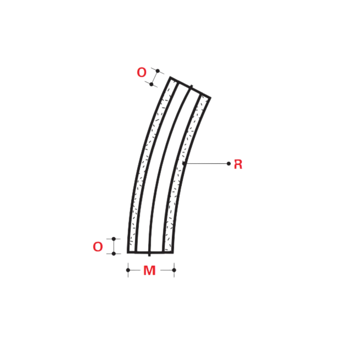 XW 22-1/2° STANDARD RADIUS ELBOWS - BELOW GROUND