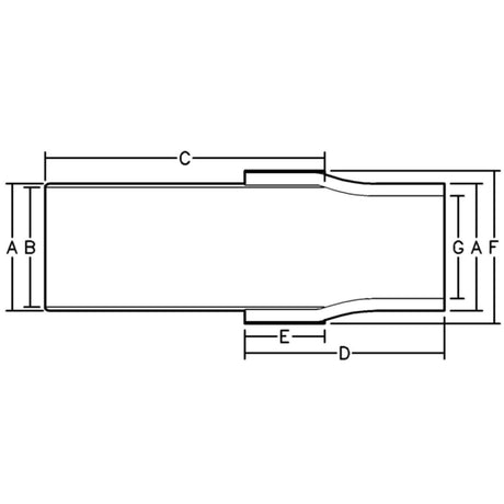 Series 865 Extra Heavy Transition Fitting | ID-Controlled Weld-On | A53/A106