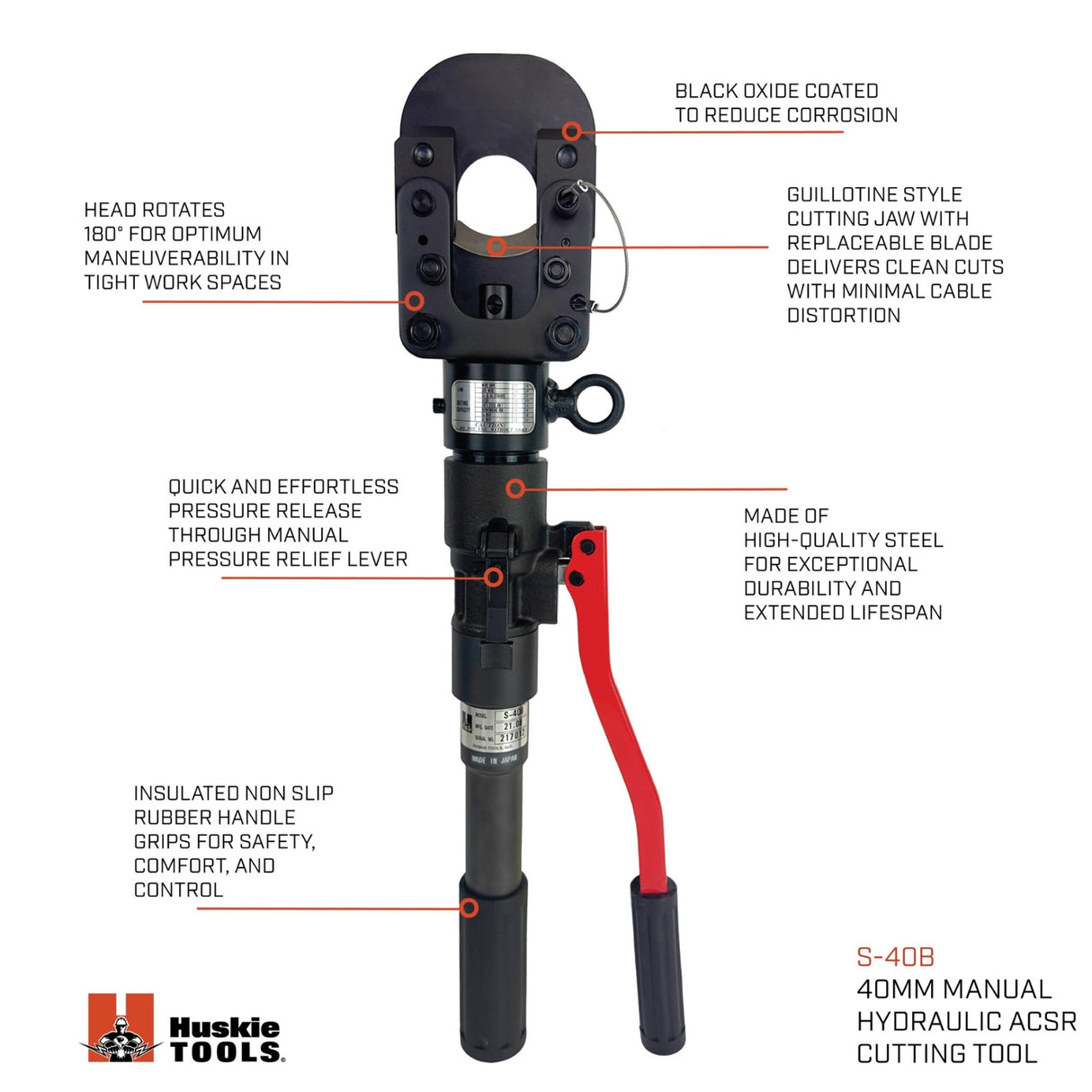 Manual Hydraulic ACSR Cutting Tool - Durable & Precise