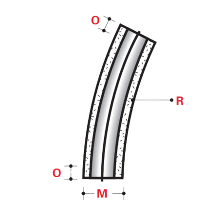 IPS 22-1/2° x 24" STANDARD RADIUS ELBOWS - BELOW GROUND