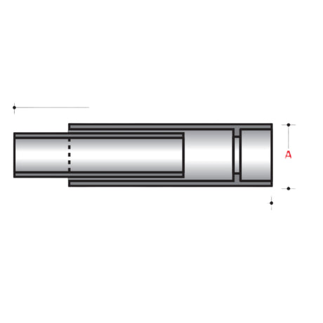 SINGLE EXPANSION JOINT SOCKET X SPIGOT, NO O-RING (ID) - ABOVE GROUND