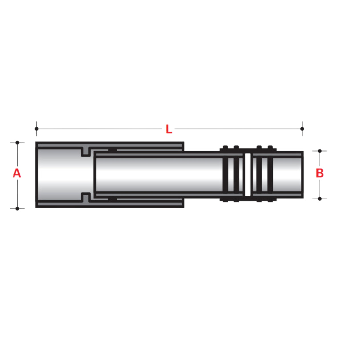 ALIGNMENT / EXPANSION FITTING WITH O-RING (ID) - BELOW GROUND