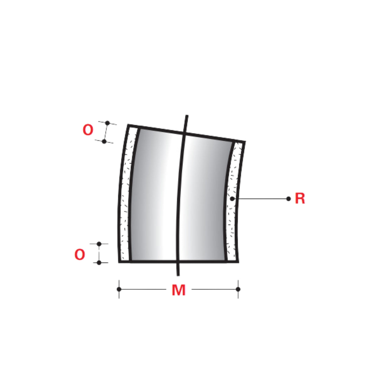 XW 11-1/4° x 36" STANDARD RADIUS ELBOWS - ABOVE GROUND