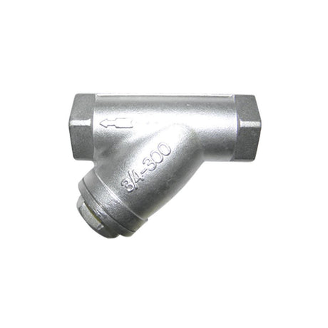 Stainless steel Y-strainer, 889 series, 1/2" to 2", designed for 200W WSP/WOG applications.
