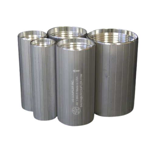 Reverse Thread Couplings | Ribbed Wall | Aluminum