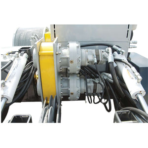 APS75 hydraulic cable puller drive system with hydraulic motors and hoses