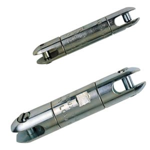 Two Condux break-away swivels for fiber optic and coaxial cable pulling