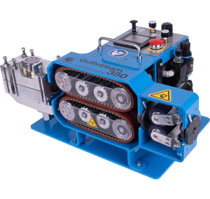 Condux Gulfstream 350 fiber optic cable blower shown for compatibility reference; machine not included with cable packs.