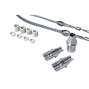 Nylatron venturi components and cable grips for Gulfstream 350 and 400 fiber cable blowers