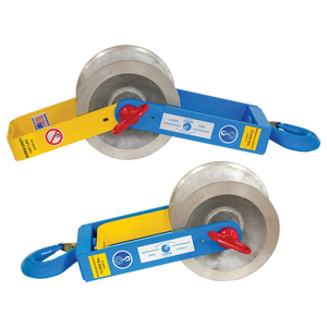 Condux heavy-duty hanger sheave assemblies compatible with the listed replacement parts.
