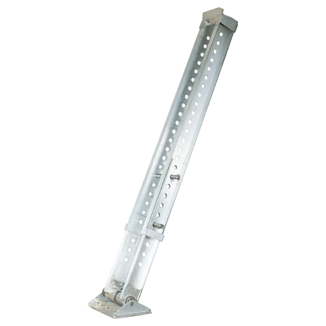 Condux Jamb Skid assembly with perforated extension rails and base plate