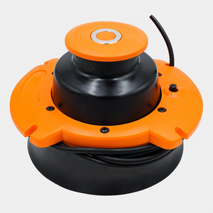 Penta EOSXMO Portable Glove Inflator with Magnet – orange and black air test tool for inspecting insulating gloves.