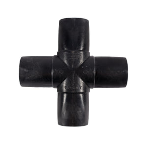 Molded HDPE Butt Fusion 4-Way Cross Fitting | IPS | SDR 9, 11, 17