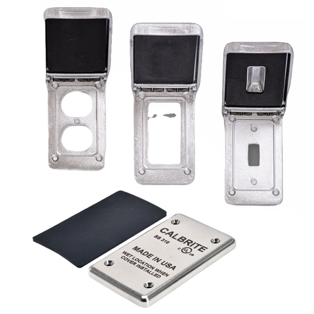 Stainless Steel Weatherproof Device Box Covers