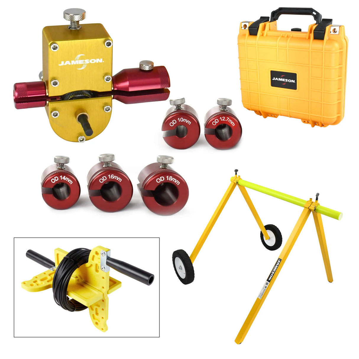 Jameson Fiber Driver Installation System | Drill-Driven Flat Drop Installer | 300’+ Push