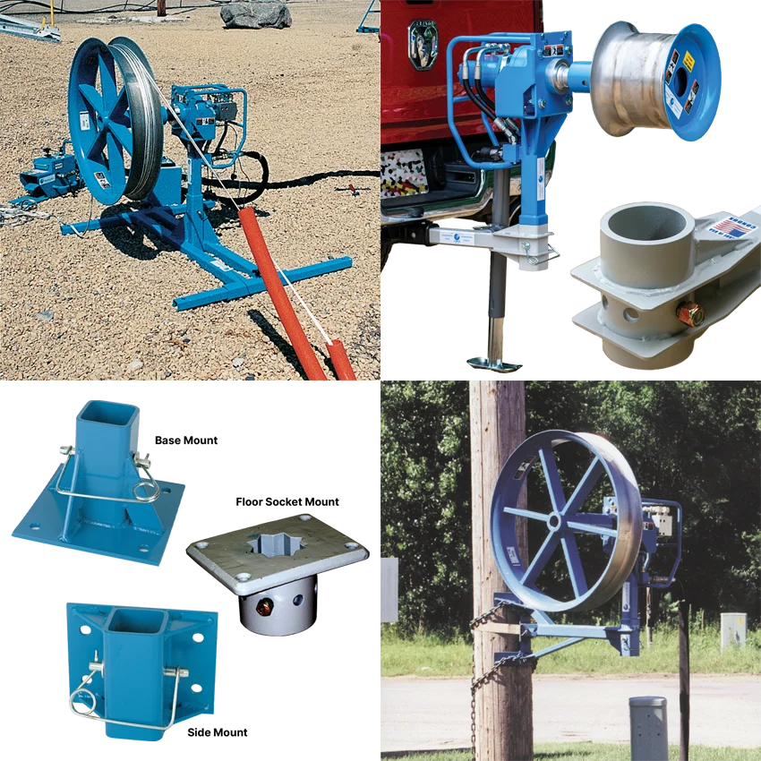 Cable Puller Mounts | Fiber Optic | Condux