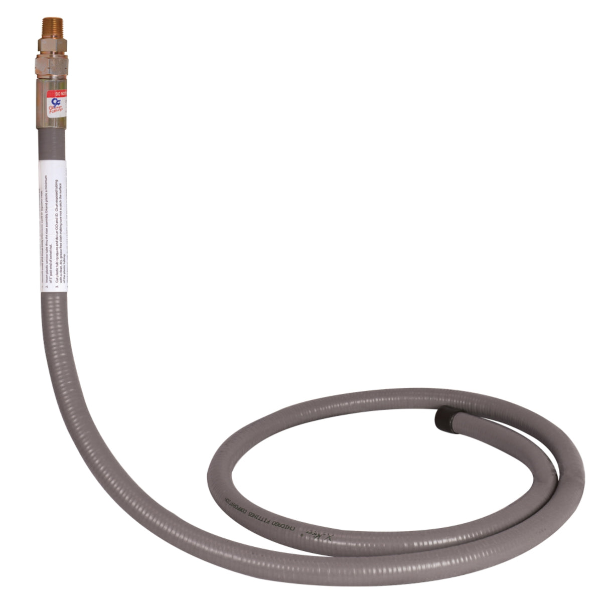 Steel-to-PE transition gas riser with MNPT outlet, SDR 11 rated, designed for underground LP and natural gas service line installations.