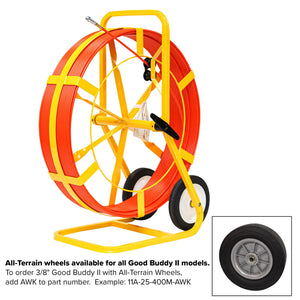 Jameson 3/8" Fiberglass Duct Rodder | Good Buddy Series | 300'–1000'