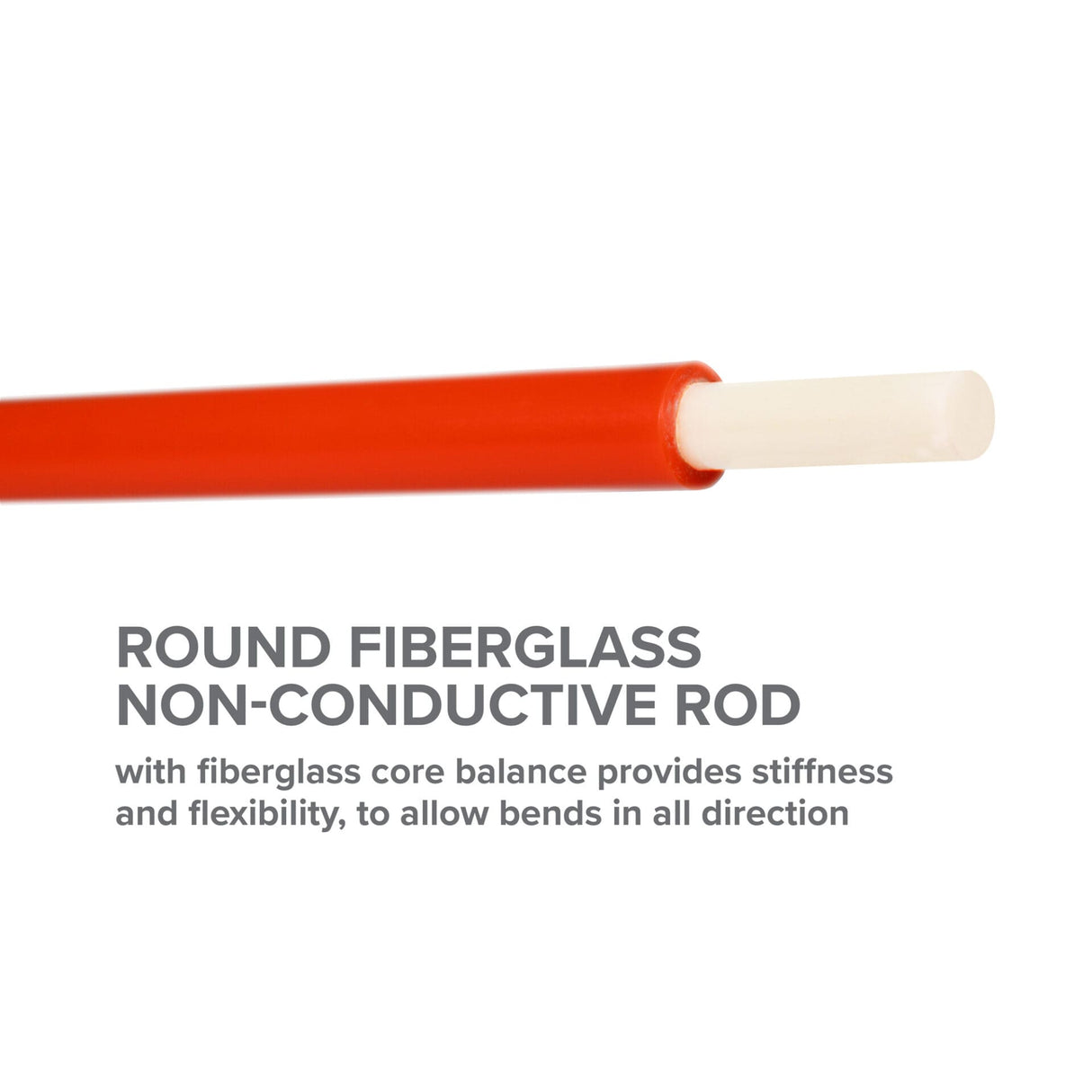 Jameson 3/8" Fiberglass Duct Rodder | Good Buddy Series | 300'–1000'