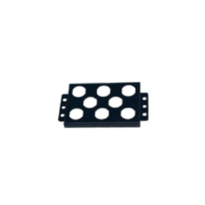 MDS bulkhead plate, 8 position 8.5mm, 2-slot, Dura-Line 20003848