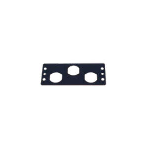 MDS L-type bulkhead plate, 3 position 12.7mm, 2-slot, Dura-Line 20003850