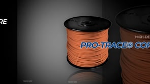 Tracer wire spool of high-density copper PE30/PE45, designed for direct burial and utility locating.