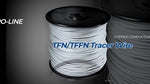 Copper TFN/TFFN tracer wire on spool, ideal for utility locating and control circuits, rated to 600V.