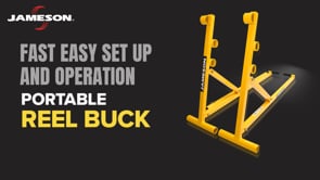 Jameson Portable Reel Buck | 54" Reel Capacity | 1,000 lb Load