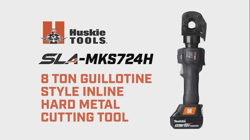 SLA 8 Ton Guillotine Style Inline Hard Metal Cutting Tool | Makita Batts | Utility Pipe Supply