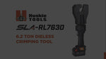 SLA 6.2 TON INLINE DIELESS CRIMPING TOOL | FITS MILWAUKEE