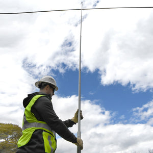 Jameson Round Telescoping Measuring Pole | 25 ft or 36 ft | Fiberglass
